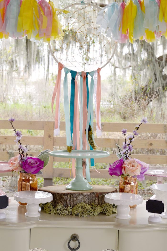 Pocahontas Birthday Party
 Kara s Party Ideas Pocahontas Indian Boho Birthday Party