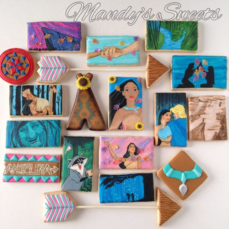 Pocahontas Birthday Party
 Pocahontas Cookies