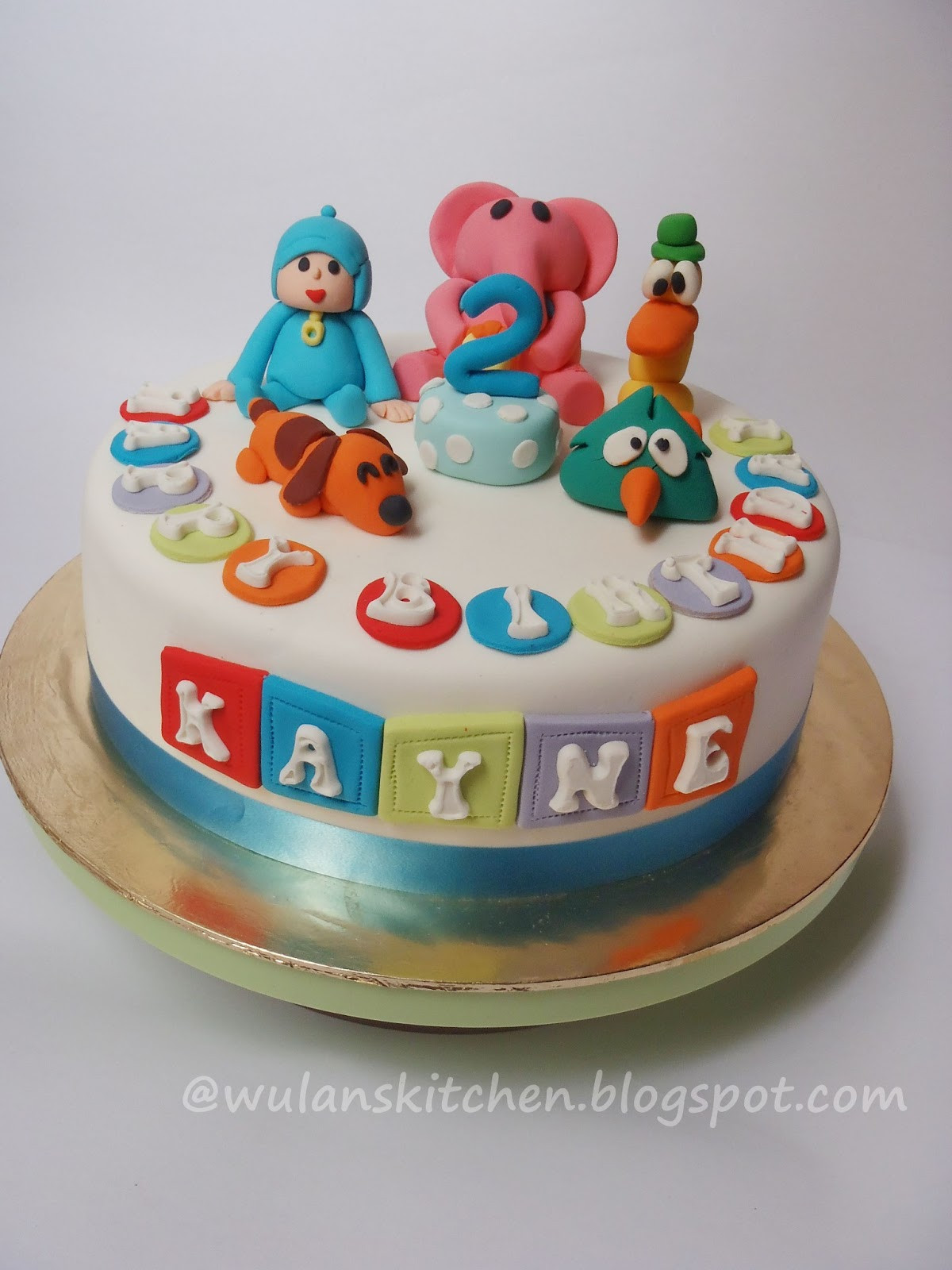 Pocoyo Birthday Cake
 Wu Lan s Kitchen POCOYO Birthday Cake