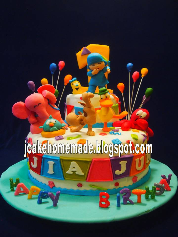 Pocoyo Birthday Cake
 Jcakehomemade Pocoyo birthday cake