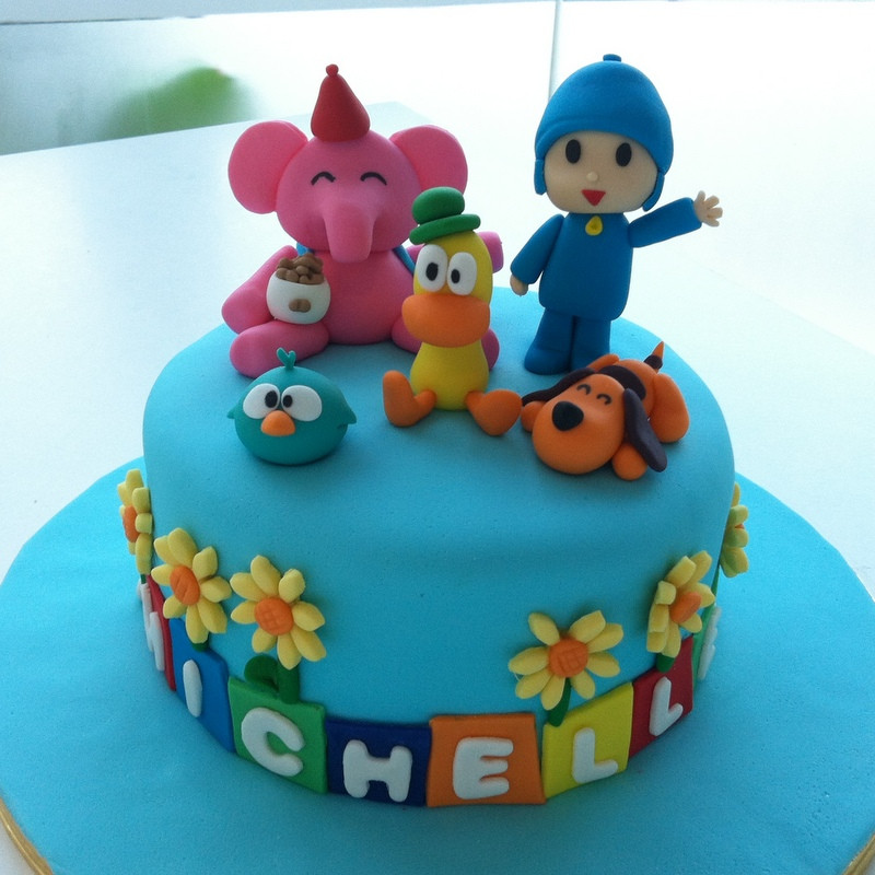 Pocoyo Birthday Cake
 TeaRoom by Bel Jee Pocoyo cake smaller version