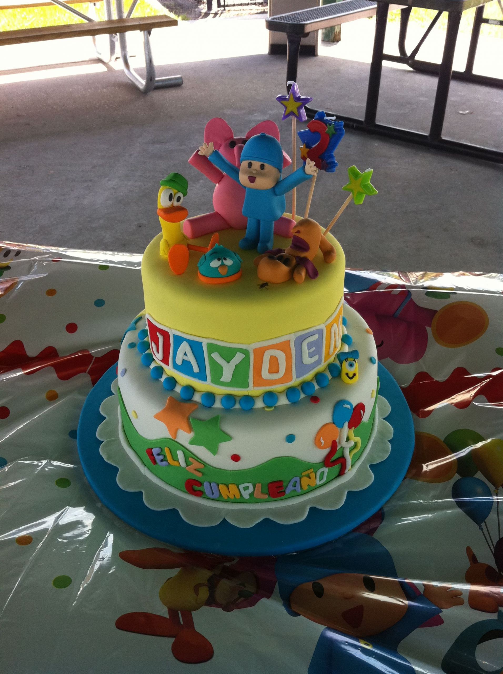 Pocoyo Birthday Cake
 Pocoyo Birthday Cake DreamCakes By Millie