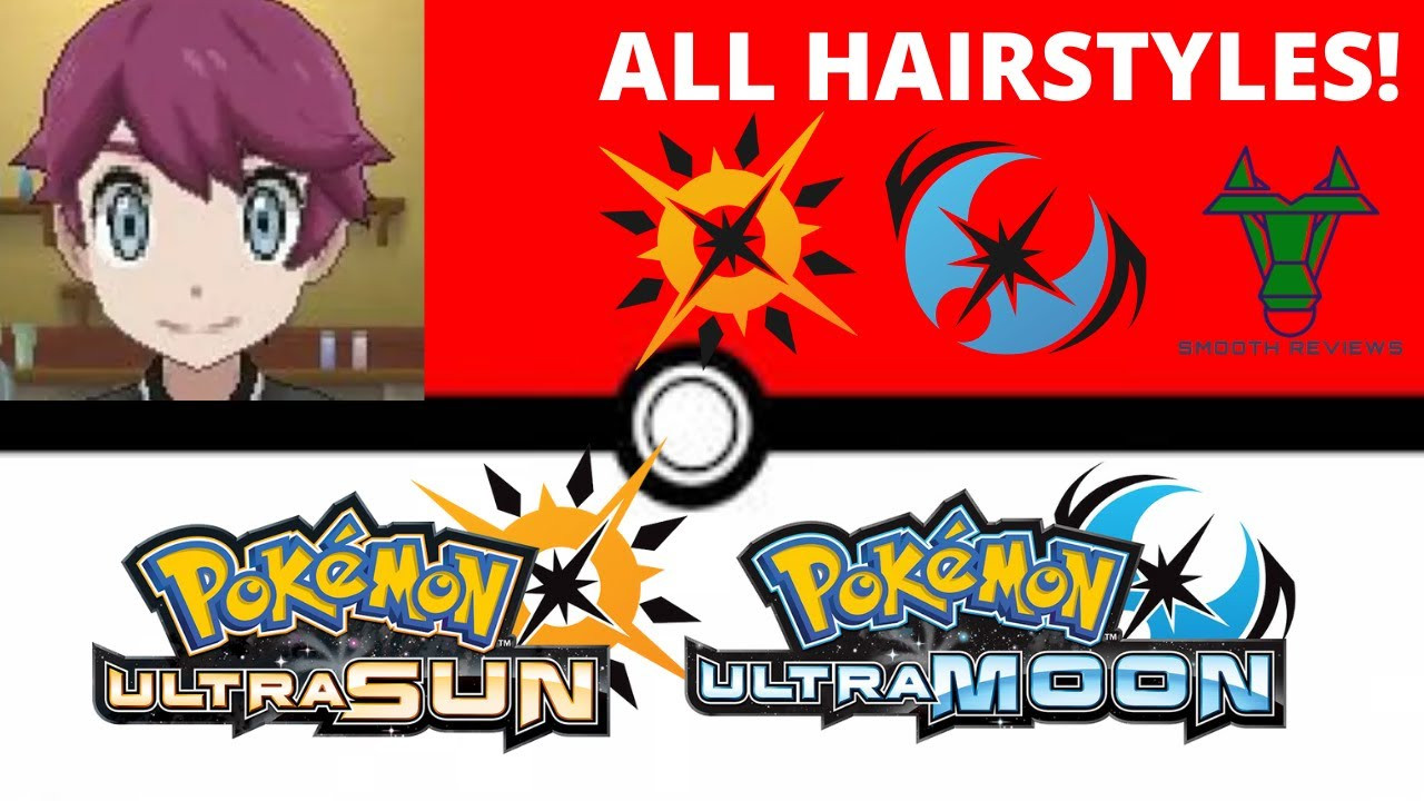 Pokemon Sun And Moon Hairstyles Male
 All Pokemon Ultra Sun and Moon male hairstyles