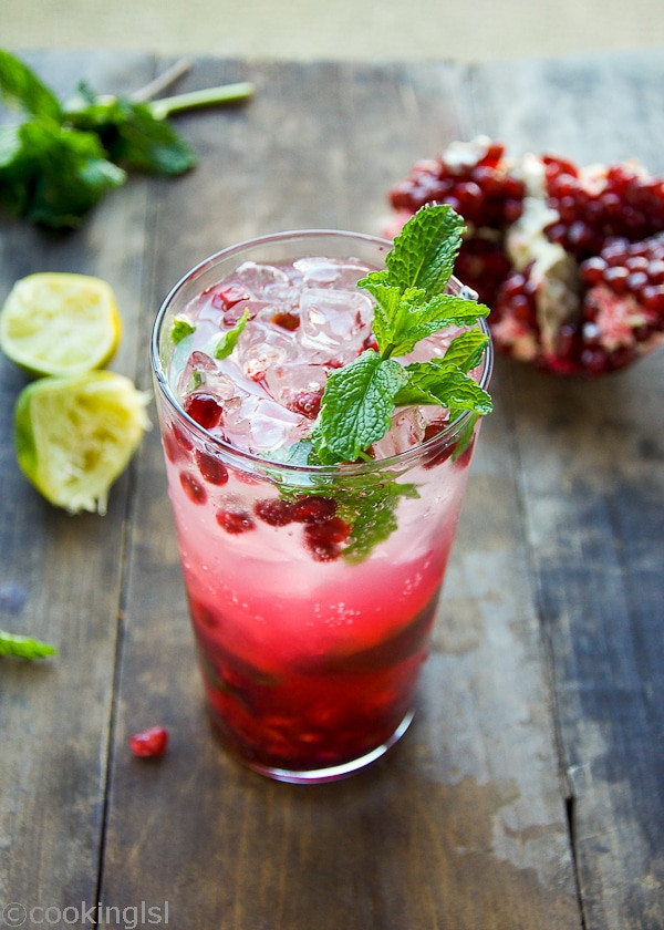 Pomegranate Cocktails Recipes
 Pomegranate Mojito Cocktail