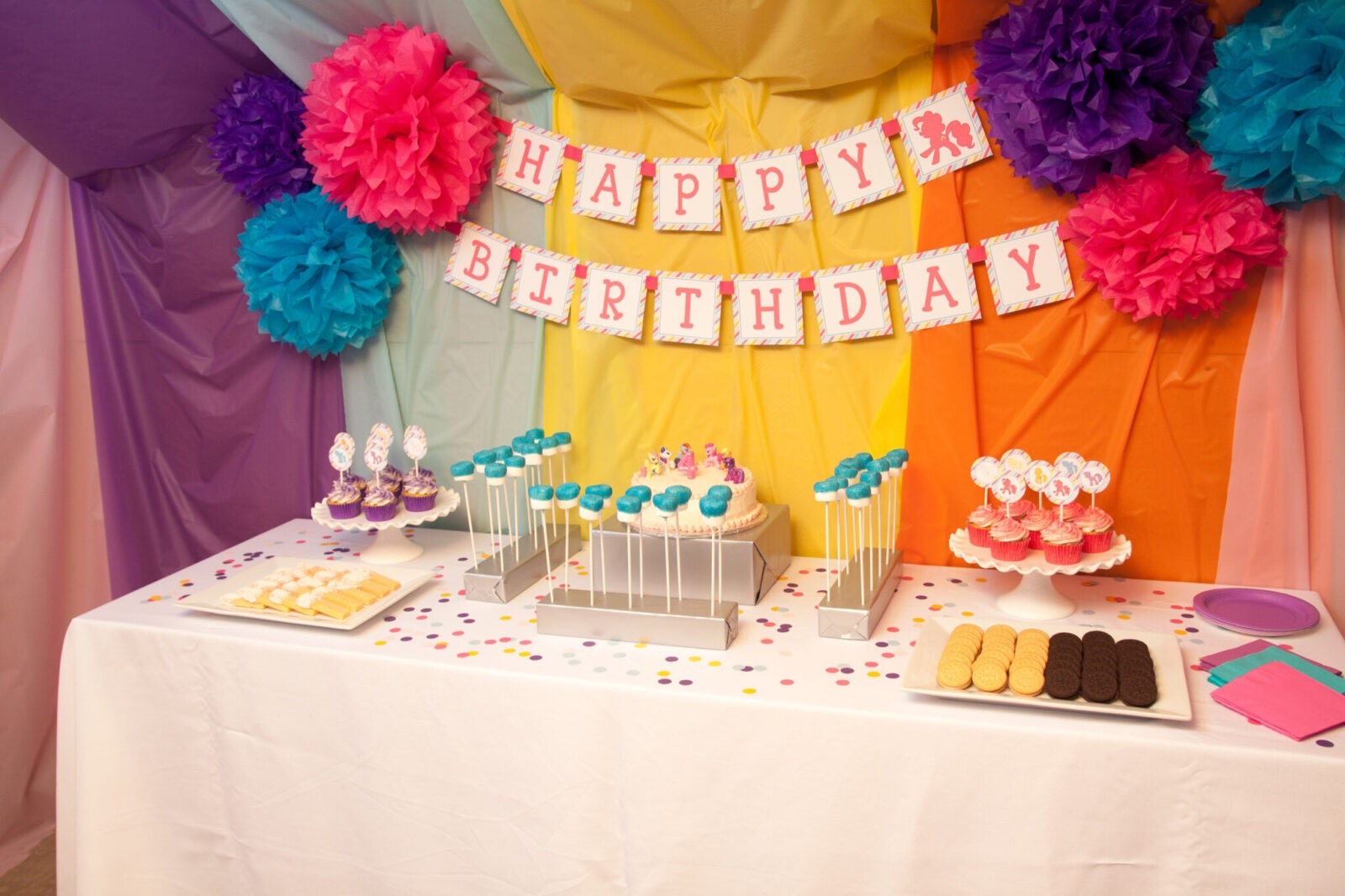 Pony Birthday Party Ideas
 Guest Party My Little Pony Fourth Birthday Party