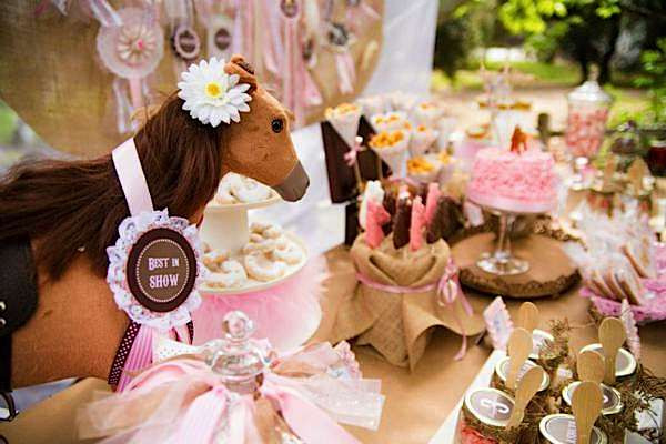 Pony Birthday Party Ideas
 Kara s Party Ideas Pony Themed 3rd Birthday Party