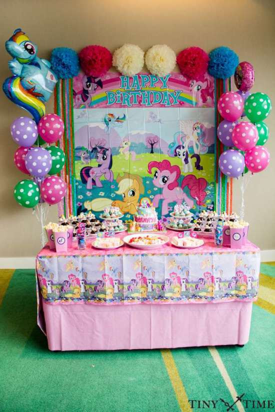 Pony Birthday Party Ideas
 My Little Pony Tea Time Birthday Party Ideas & Themes
