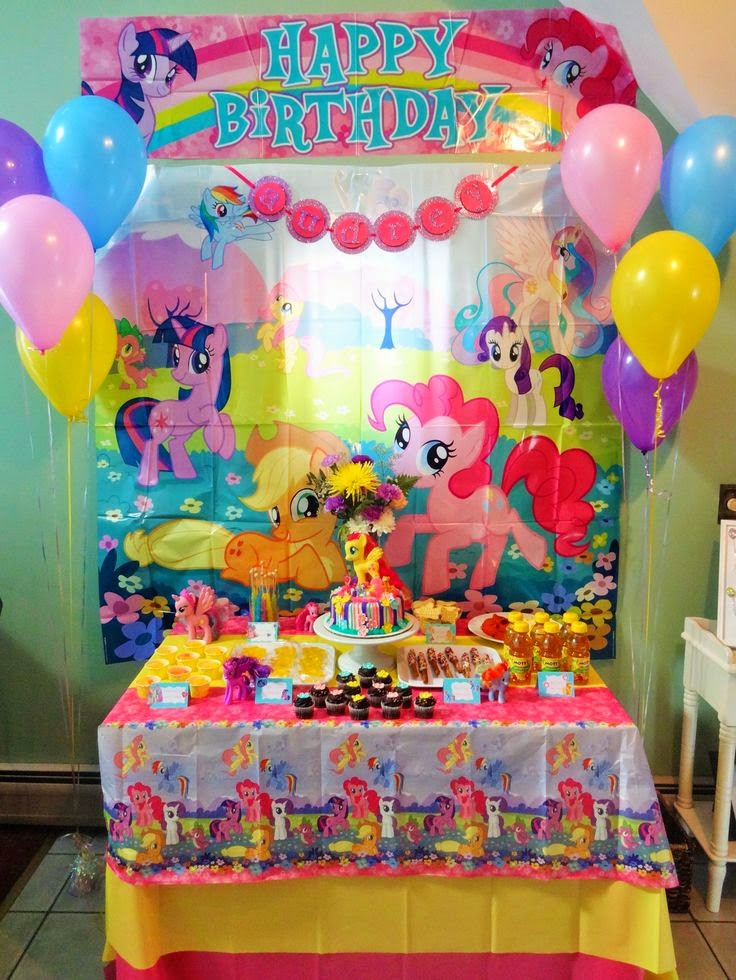 Pony Birthday Party Ideas
 Giggle Bean my little pony decorations