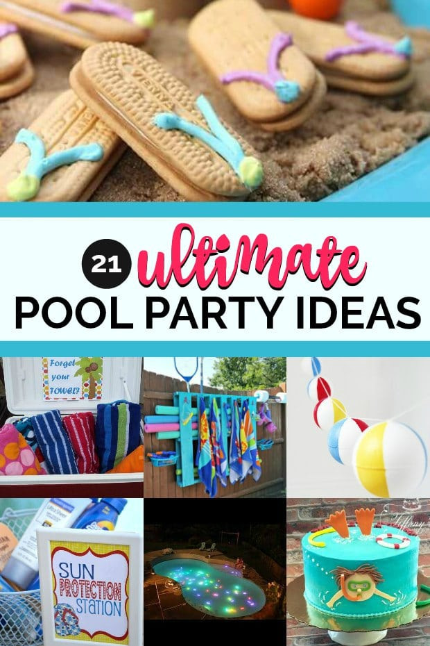 Pool Bday Party Ideas
 A Boy s Shark Themed Pool Party Spaceships and Laser Beams