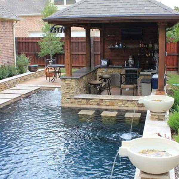 Pool In Small Backyard
 25 Fabulous Small Backyard Designs with Swimming Pool