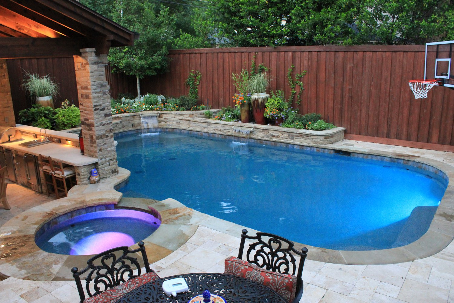 Pool In Small Backyard
 Dallas TX Custom Pool Designers and Builders