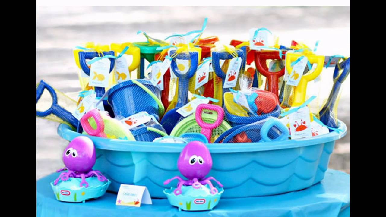 Pool Party Centerpiece Ideas
 Kids pool party ideas decorations at home