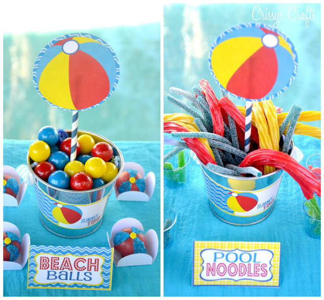 Pool Party Craft Ideas
 Crissy s Crafts School s Out SPLISH SPLASH Pool Party