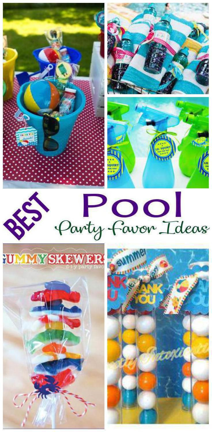 Pool Party Gift Ideas
 Pool Party Favor Ideas