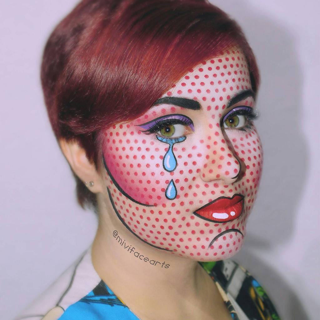 Pop Art Costume DIY
 32 DIY Halloween Costumes When You ly Have A Minute