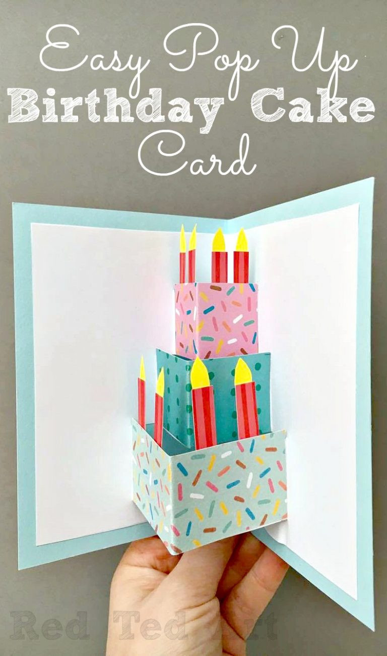 Pop Up Birthday Card
 50 DIY Birthday Cards For Everyone In Your Life