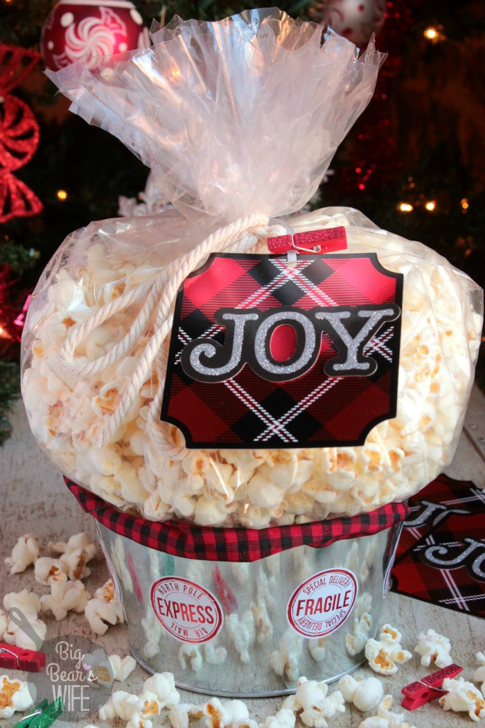 Popcorn Gift Baskets Ideas
 Popcorn Gift Basket & Gift Card Holder Idea Big Bear s Wife