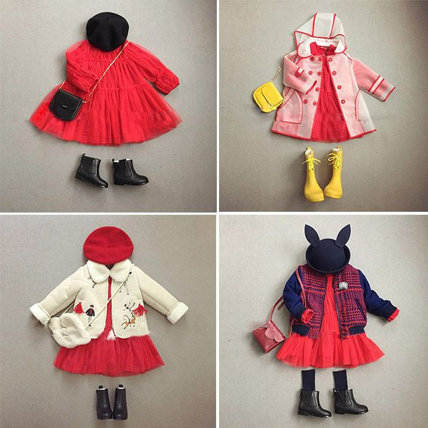 Popreal Baby Fashion
 The Same Dress the different style Basic Girl Dress in