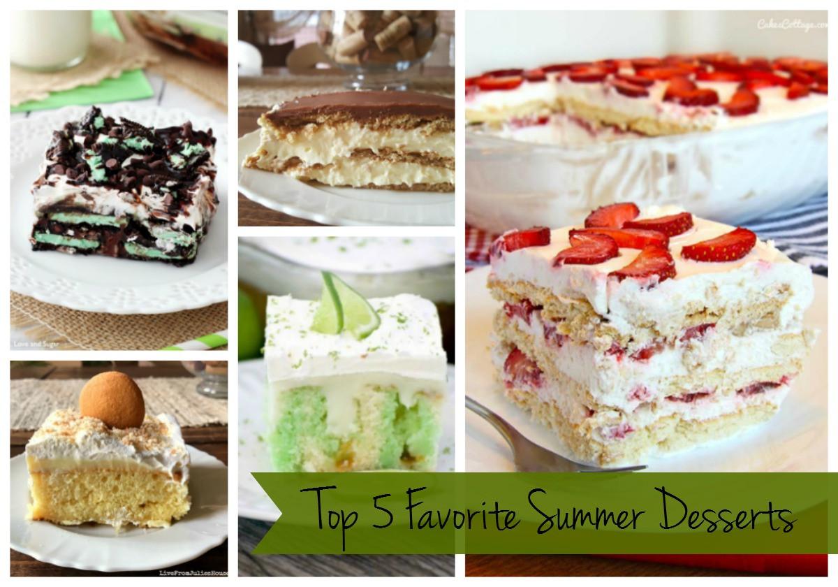 Popular Summer Desserts
 My Top 5 Favorite Summer Desserts Live from Julie s House