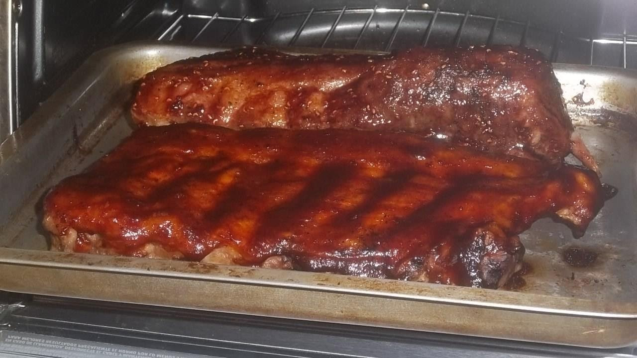 Pork Baby Back Ribs Oven
 Easy Pork Baby Back Ribs Recipe Cooked in the Toaster Oven
