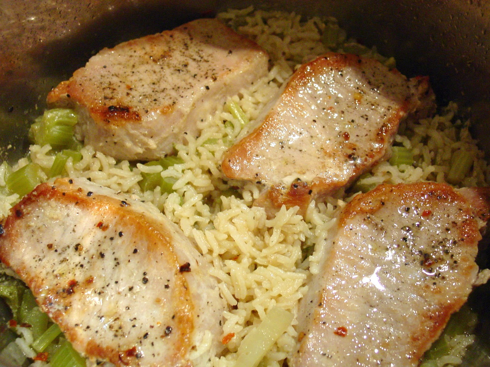 Pork Chops And Rice In Pressure Cooker
 Soup Spice Everything Nice Instant Pot Pork Chops and