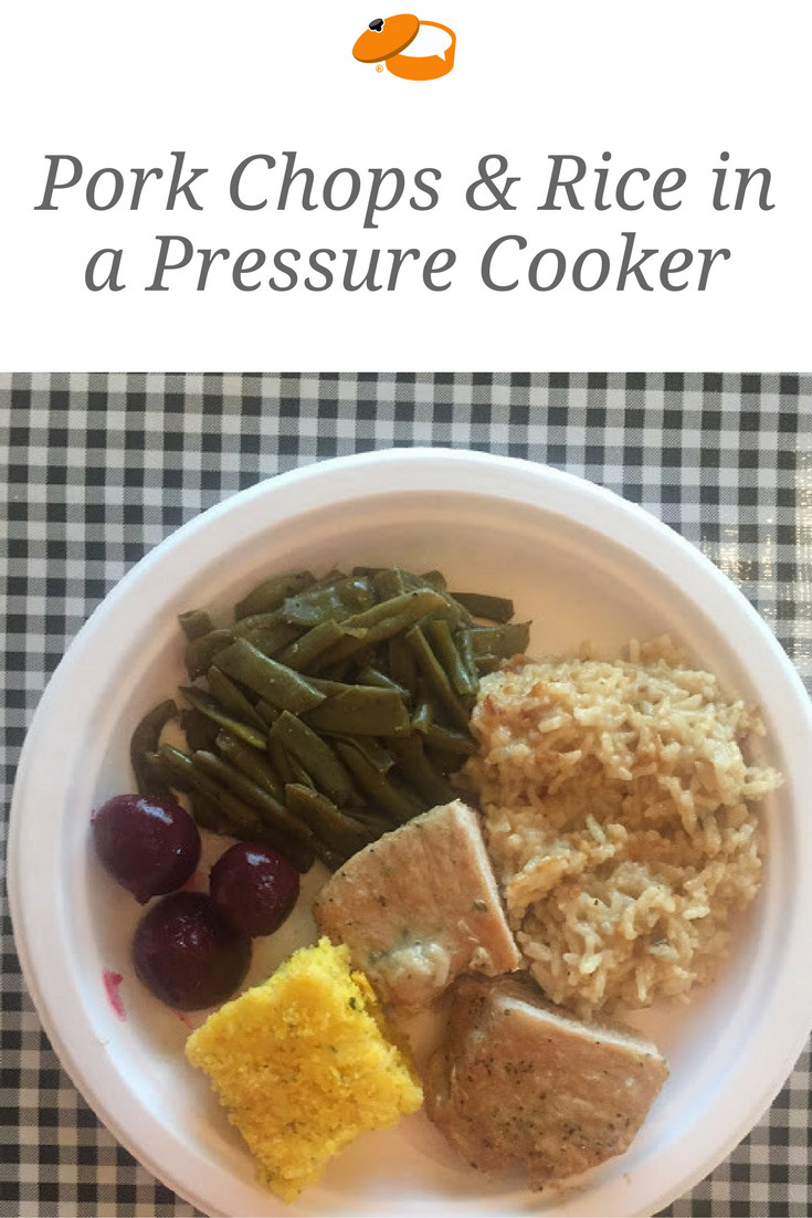 Pork Chops And Rice In Pressure Cooker
 Pork Chops & Rice in an Instant Pot or Pressure Cooker