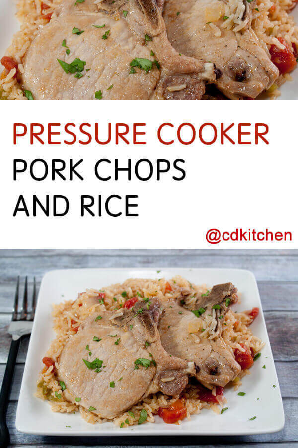 Pork Chops And Rice In Pressure Cooker
 Pressure Cooker Pork Chops and Rice Recipe