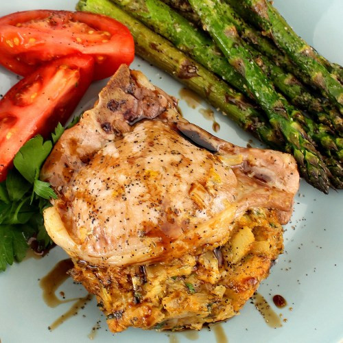 Pork Chops And Stuffing Baked
 Baked Stuffed Pork Chops