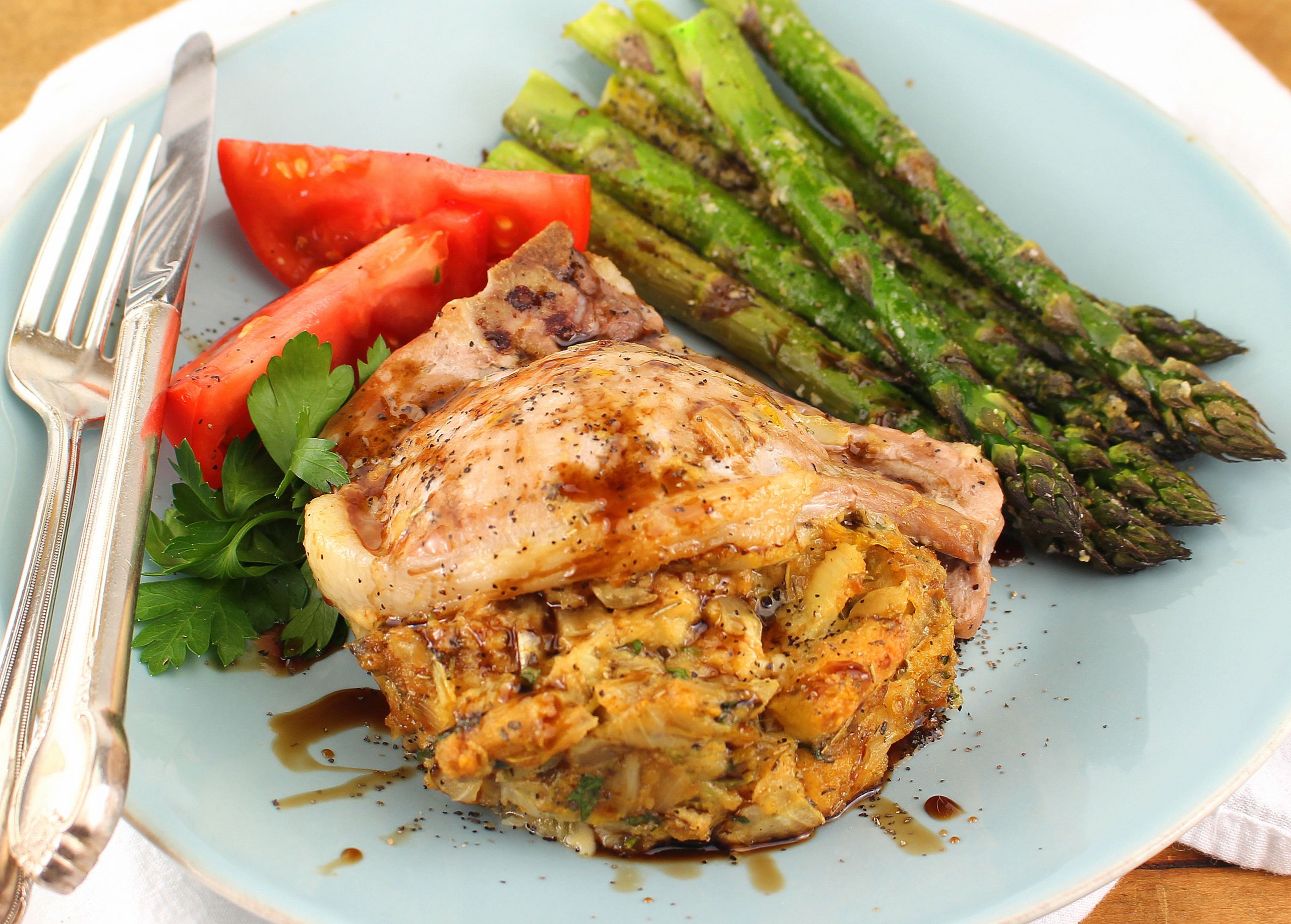 Pork Chops And Stuffing Baked
 Baked Stuffed Pork Chops