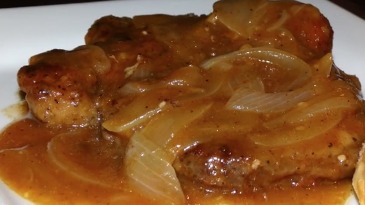 Pork Gravy Recipe
 Smothered Pork Chops ions And Gravy Recipe