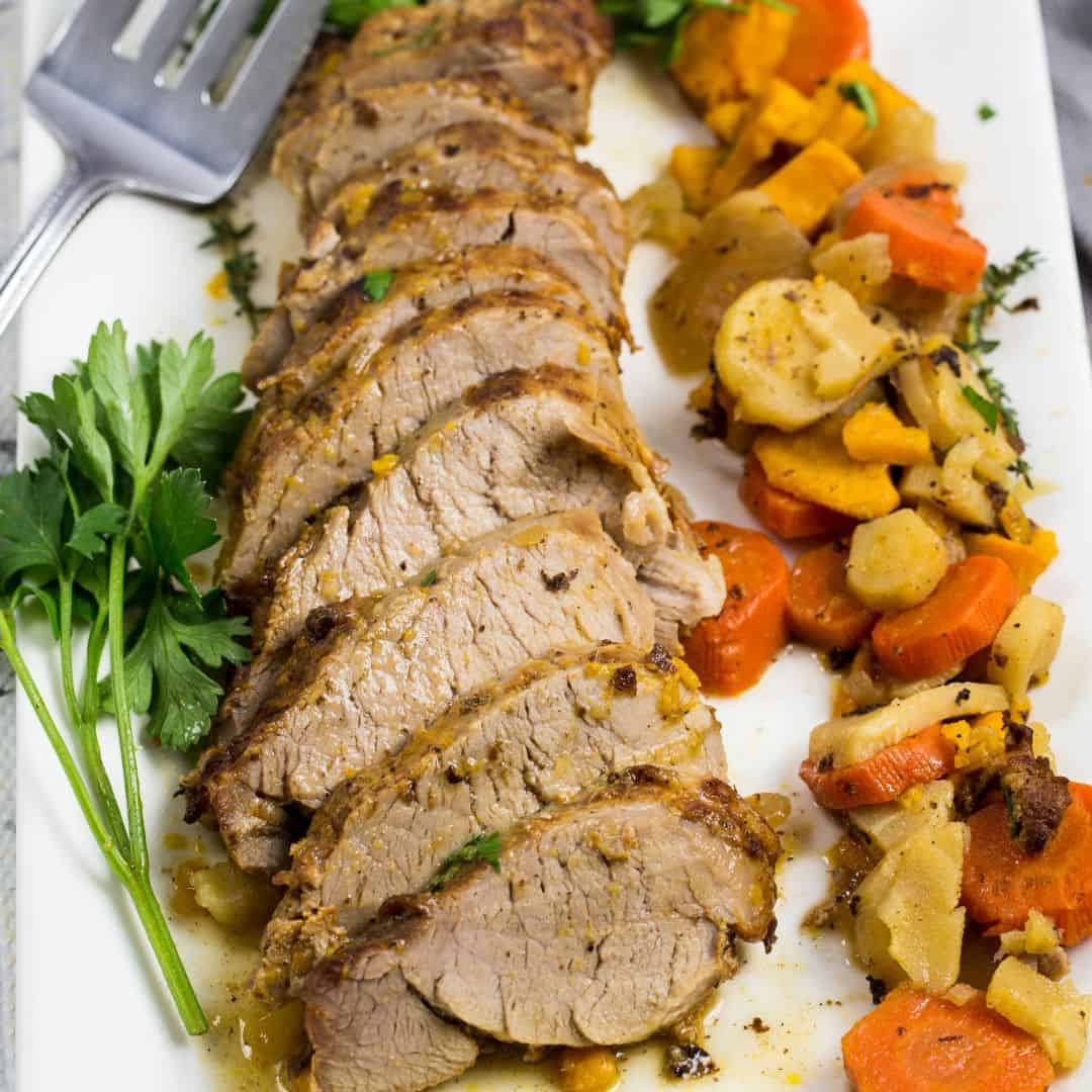 Pork Loin Instant Pot Recipe
 Instant Pot Pork Tenderloin with Root Ve ables