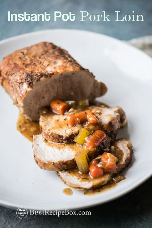 Pork Loin Instant Pot Recipe
 Instant Pot Pork Roast with Ve ables and Gravy in