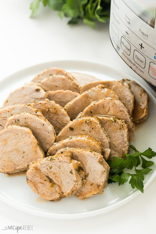 Pork Loin Instant Pot Recipe
 Instant Pot Pork Tenderloin with Garlic Herb Rub The