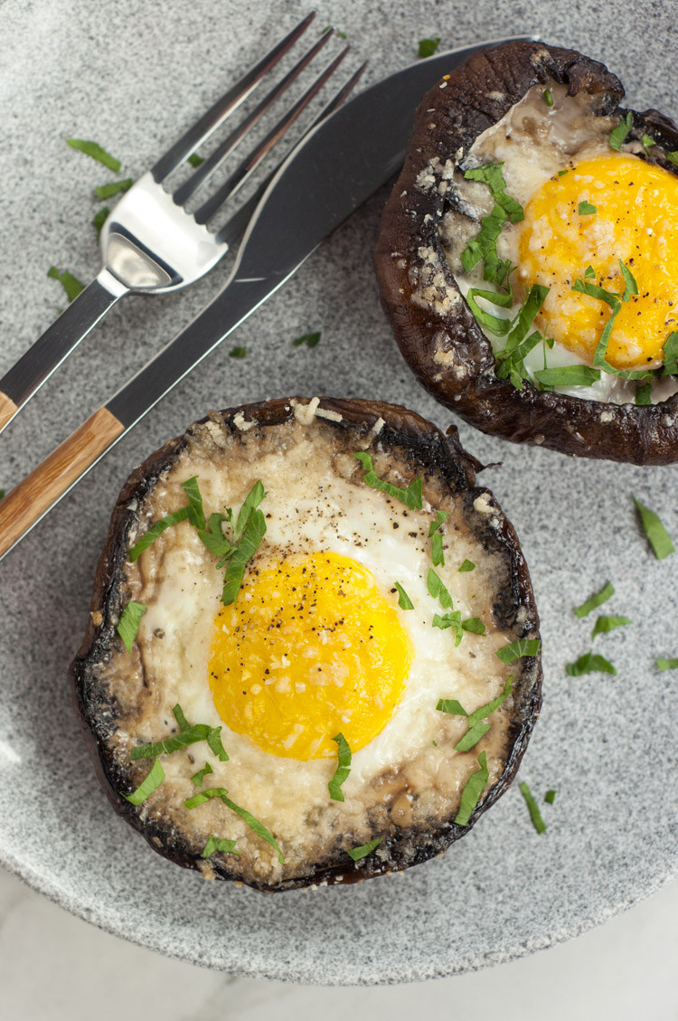 Portabello Stuffed Mushroom
 Egg Stuffed Baked Portobello Mushroom