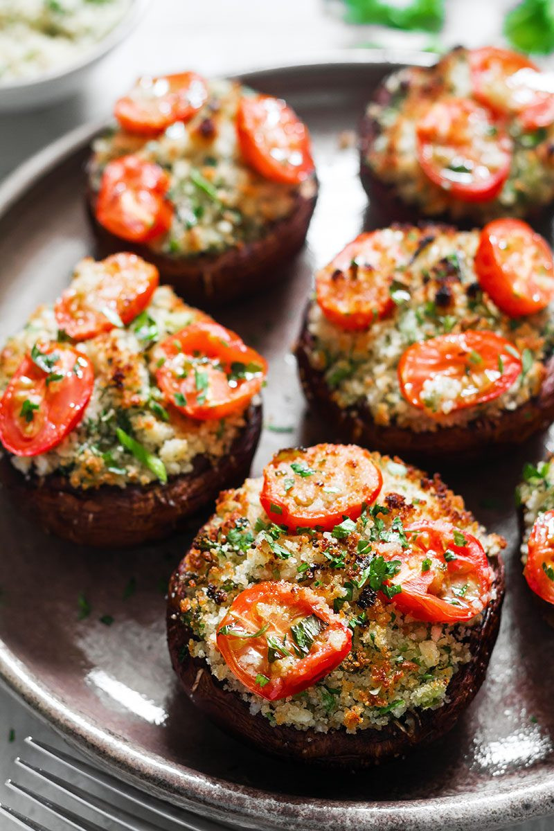 Portabello Stuffed Mushroom
 Portobello Mushrooms Stuffed with Garlic Herb Butter