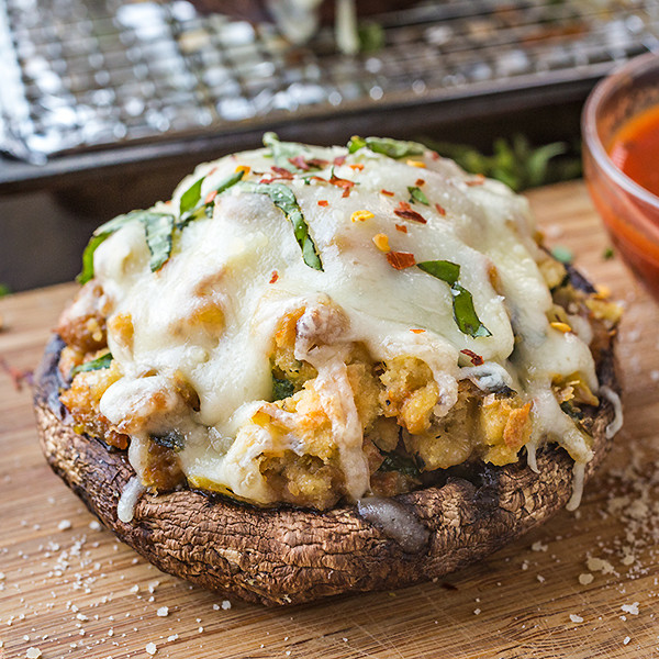 Portabello Stuffed Mushroom
 Pizza Stuffed Portobello Mushrooms