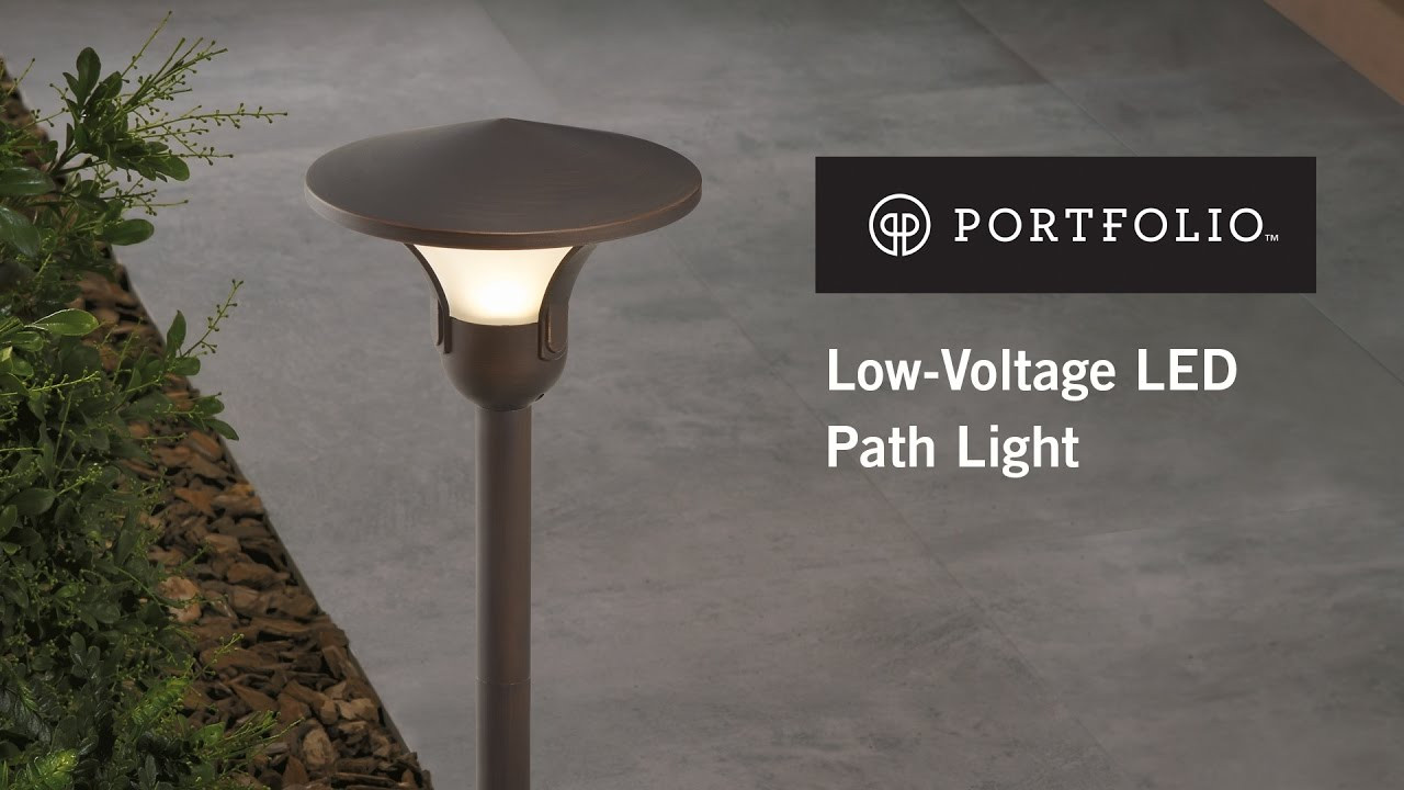 Portfolio Landscape Lighting
 How to Install a Low Voltage Landscape Path Light from