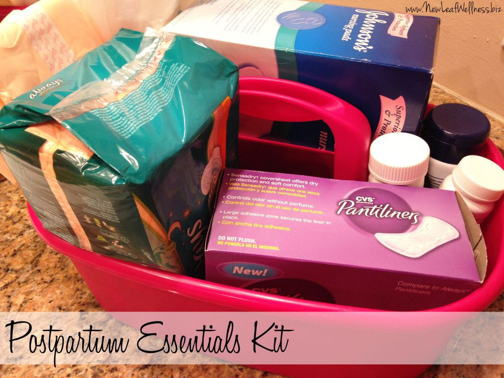 Post Baby Gifts For Mum
 Postpartum essentials kit