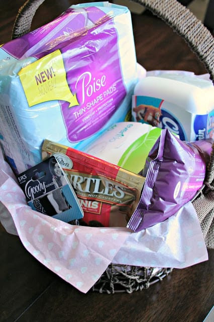 Post Baby Gifts For Mum
 Postpartum Care Basket for the New Mom PoiseatKroger ad