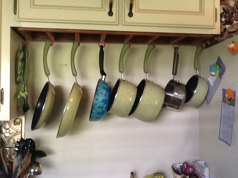 Pot Organizer DIY
 DIY Pot Rack