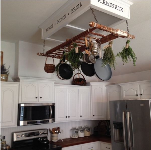 Pot Rack DIY
 12 DIY pot rack projects to save space in your kitchen