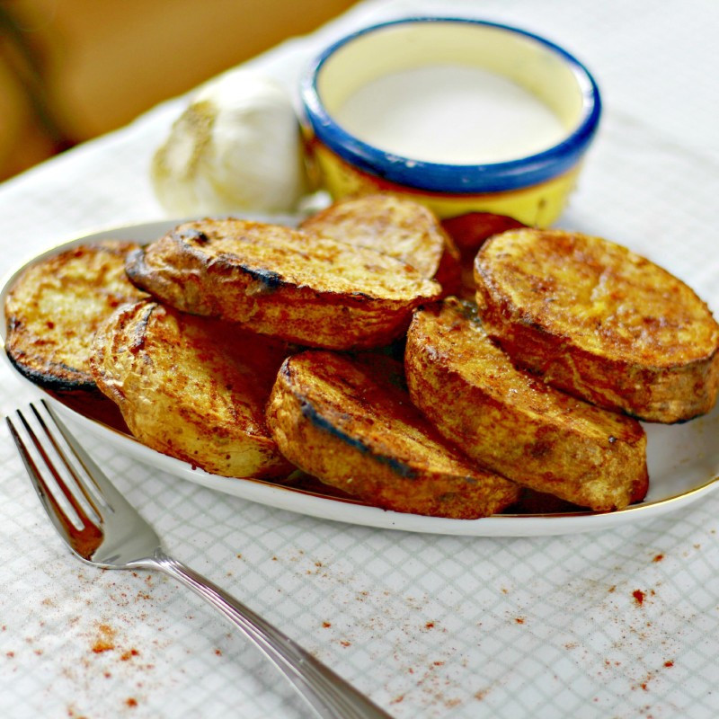 Potato On The Grill Recipe
 Marinated and Sliced Grilled Potatoes Dishing Delish