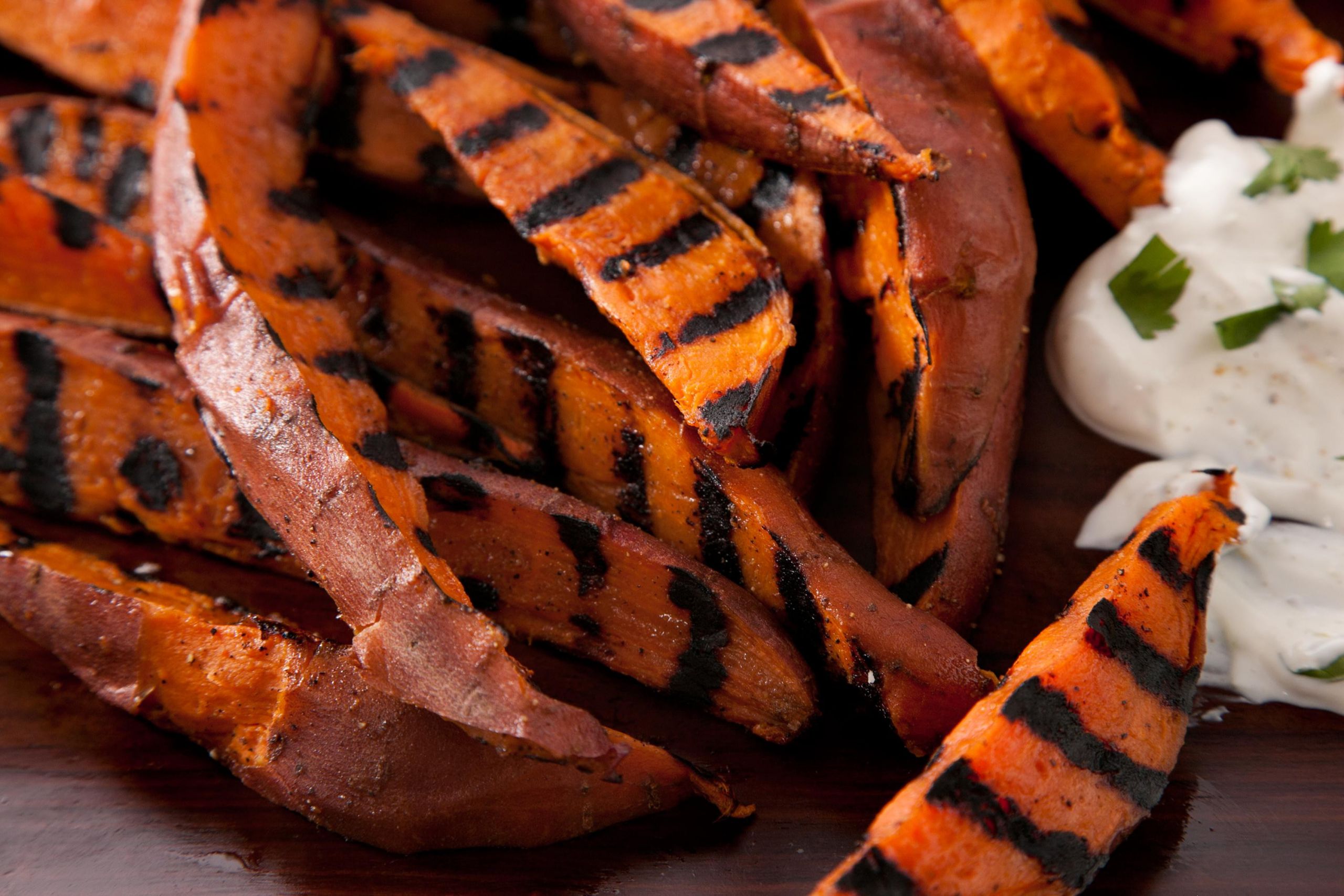 Potato On The Grill Recipe
 Grilled Sweet Potatoes Recipe Chowhound