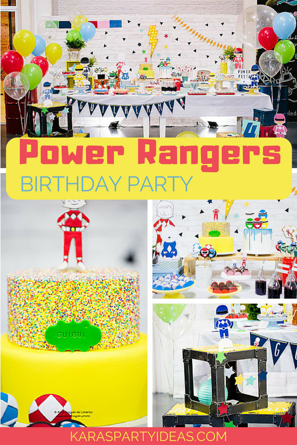 Power Rangers Party Food Ideas
 Kara s Party Ideas Power Rangers Birthday Party