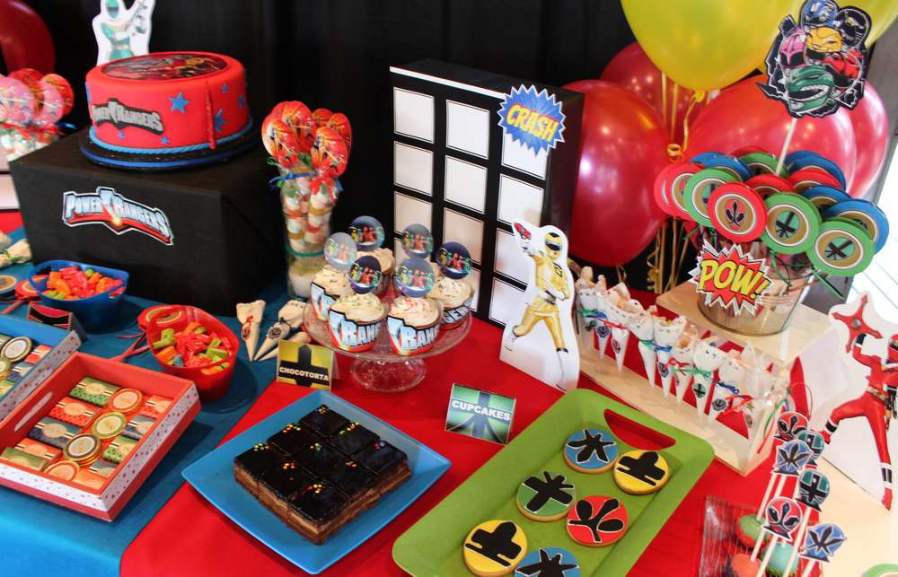 Power Rangers Party Food Ideas
 Power Rangers Birthday Party Ideas 4 of 10