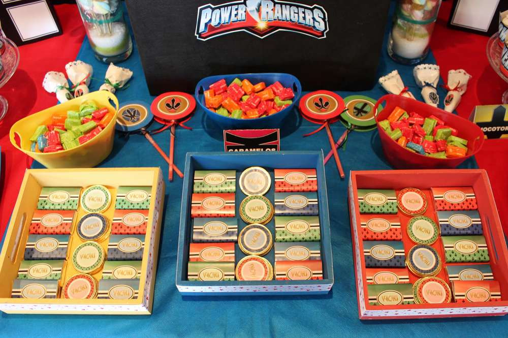 Power Rangers Party Food Ideas
 Power Rangers Birthday Party Ideas 4 of 10
