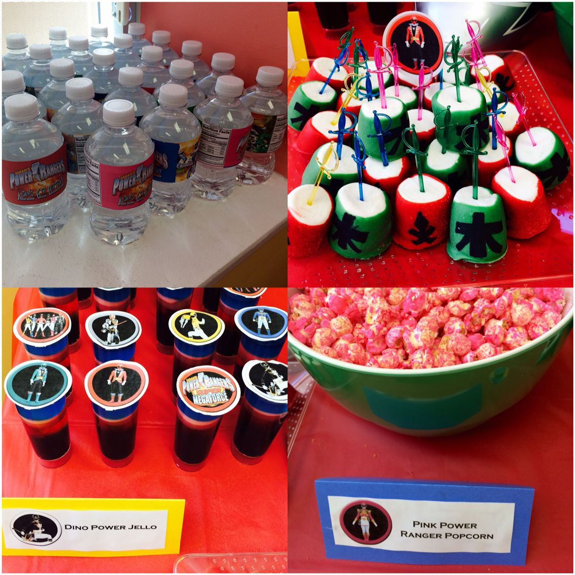 Power Rangers Party Food Ideas
 Power ranger party food ideas