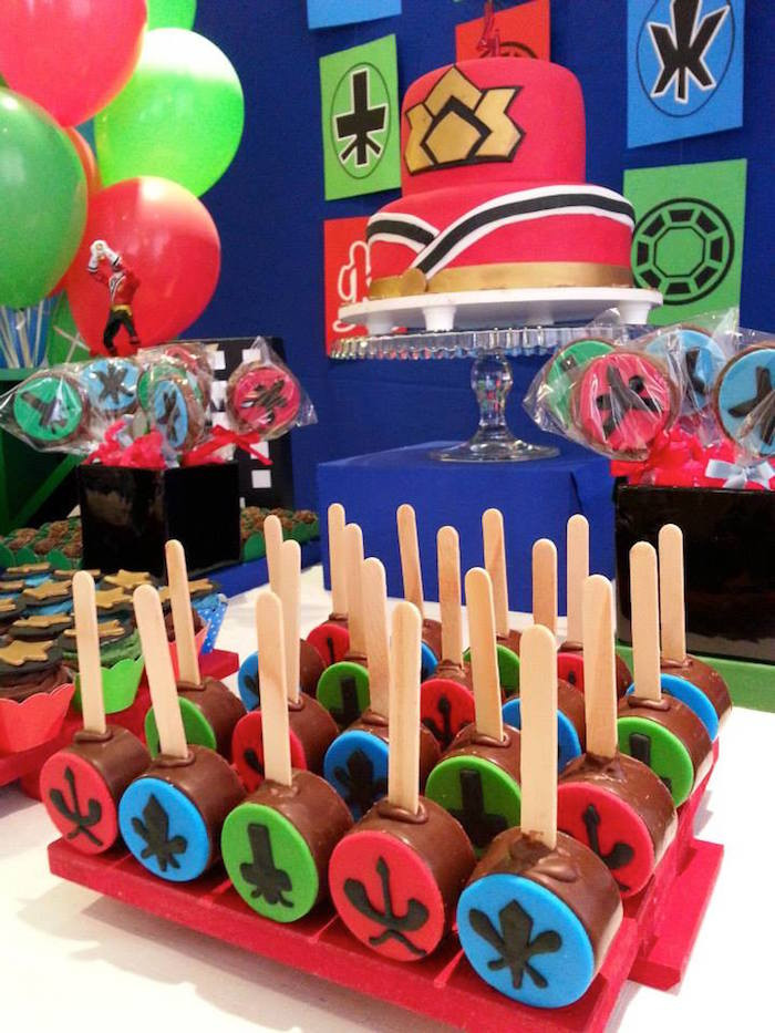 Power Rangers Party Food Ideas
 Kara s Party Ideas Power Rangers Samurai Birthday Party