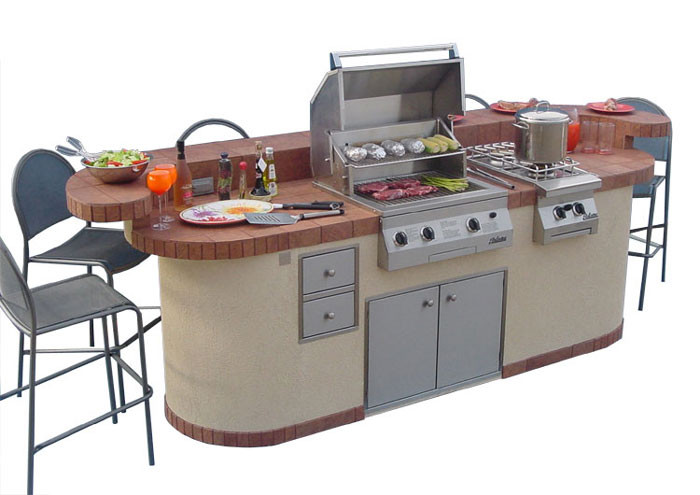 Prefabricated Outdoor Kitchen Island
 6 Fabulous Prefab outdoor kitchen grill islands