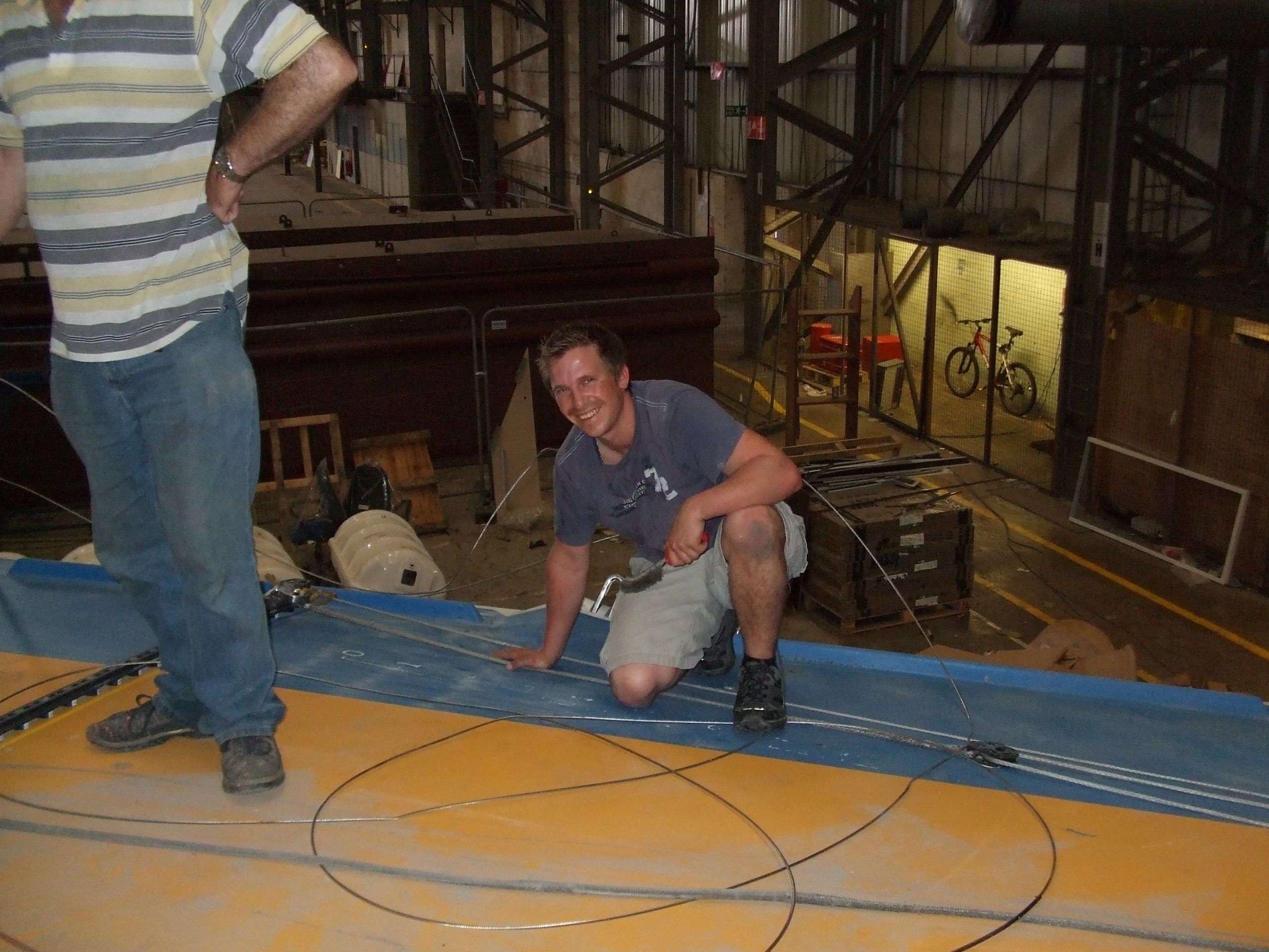 Preparing Deck For Painting
 GarryGolding Australian "Open 60" Sailor